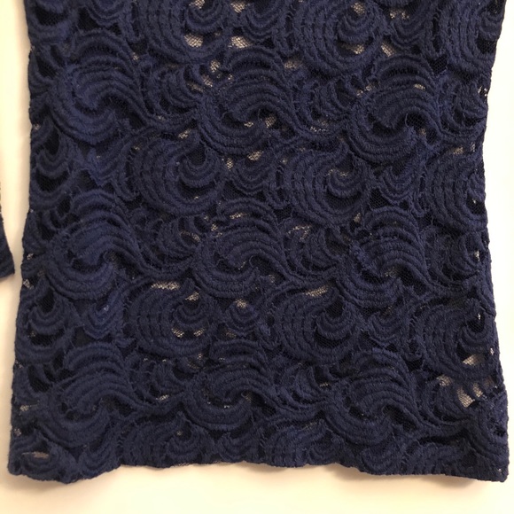 Blue Mesh Top - Picture 4 of 6